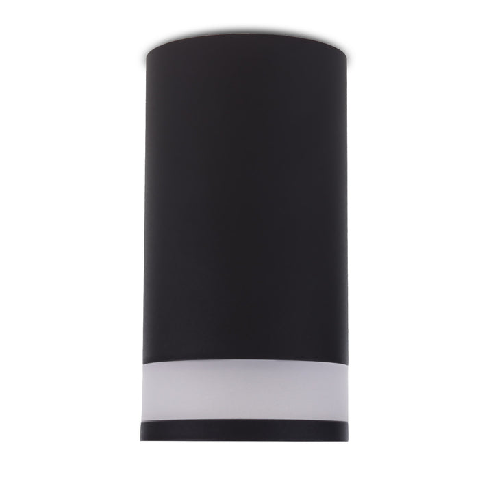 Maclean MCE361 B Luminaria de superficie / tubo, spot, redondo, aluminio, GU10, 55x130mm, color negro 3pcs+ Bombilla LED GU10 7W Maclean Energy MCE437 NW blanco neutro 4000K, 220-240V~, 50/60Hz, 490 3pcs