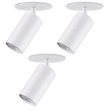 Luminária de encastrar/tubular Maclean MCE364 W, spot, redonda, alumínio, GU10, 55x130 mm, branca, 3 unidades+ Lâmpada LED Maclean Energy MCE437 WW GU10 7 W, branca quente, 3000 K, 220-240 V~, 50/60 Hz, 3 unidades