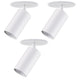 Luminária de encastrar/tubular Maclean MCE364 W, spot, redonda, alumínio, GU10, 55x130 mm, branca, 3 unidades+ Lâmpada LED Maclean Energy MCE437 WW GU10 7 W, branca quente, 3000 K, 220-240 V~, 50/60 Hz, 3 unidades