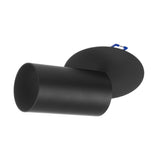 Maclean MCE364 B Luminária de encastrar/tubular, spot, redonda, alumínio, GU10, 55x130mm, preta + lâmpada LED GU10 7W Maclean Energy MCE437 NW branco neutro 4000K, 220-240V~, 50/60Hz, 490lm