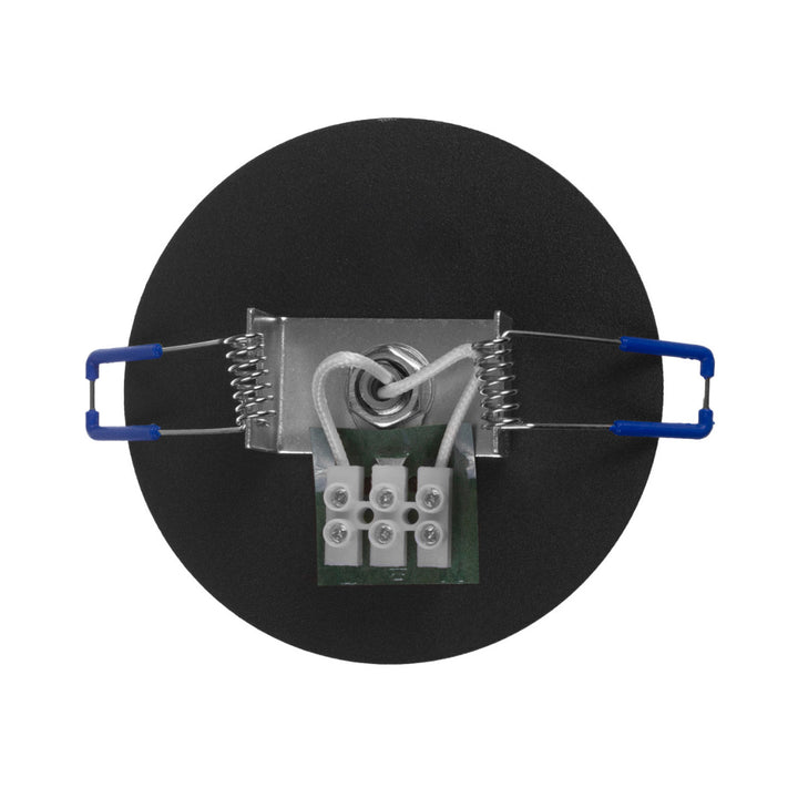 Maclean MCE364 B Luminária de encastrar/tubular, spot, redonda, alumínio, GU10, 55x130 mm, preta, 3 unidades + Lâmpada LED Maclean Energy MCE437 WW GU10 7 W branco quente 3000 K, 220-240 V~, 50/60 Hz 3 unidades