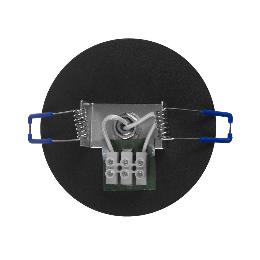 Maclean MCE364 B Luminária/tubo de encastrar, spot, redondo, alumínio, GU10, 55x130mm, preto, 3 peças+ Maclean Energy MCE437 NW GU10 Lâmpada LED 7W branco neutro 4000K, 220-240V~, 50/60Hz, 3 peças