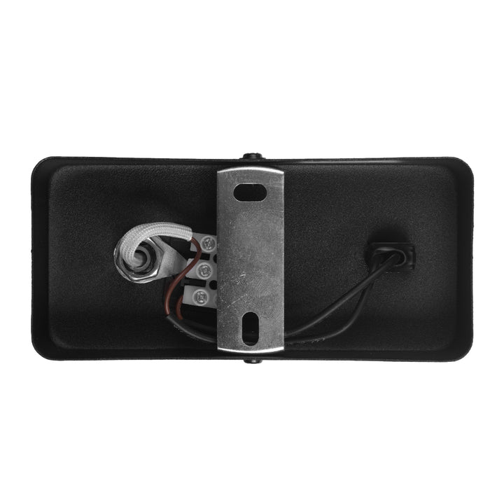 Maclean Aplique / luz de pared, spot, redondo, GU10, con interruptor 55x90mm, color negro, MCE369 B+ Bombilla LED GU10 7W Maclean Energy MCE437 WW blanco cálido 3000K, 220-240V~, 50/60Hz, 490 lúmenes