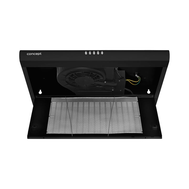 Exaustor Concept OPP1360bc de encastrar, 60 cm, preto
