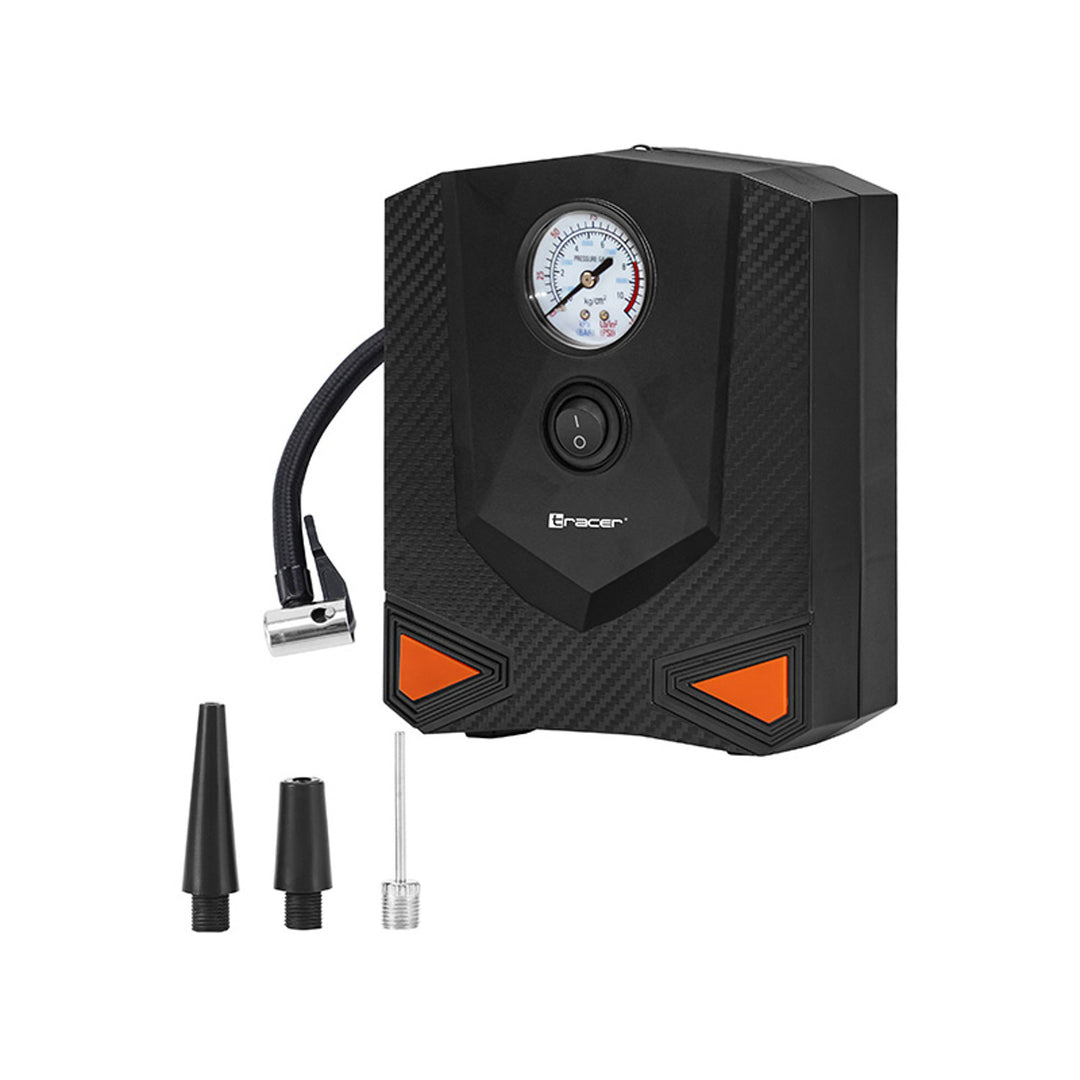 Compressor Tracer para Carro, Moto, Bicicleta, Balão, 120W, 8 bar, RES-03ML