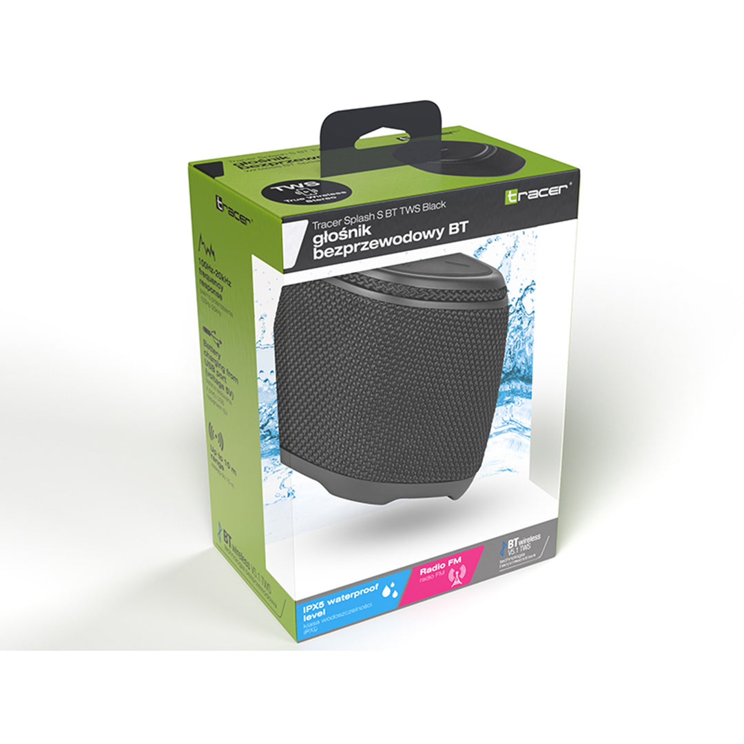Coluna sem fios TRACER, Bluetooth 5.1, tecnologia TWS, 5 W, Splash S