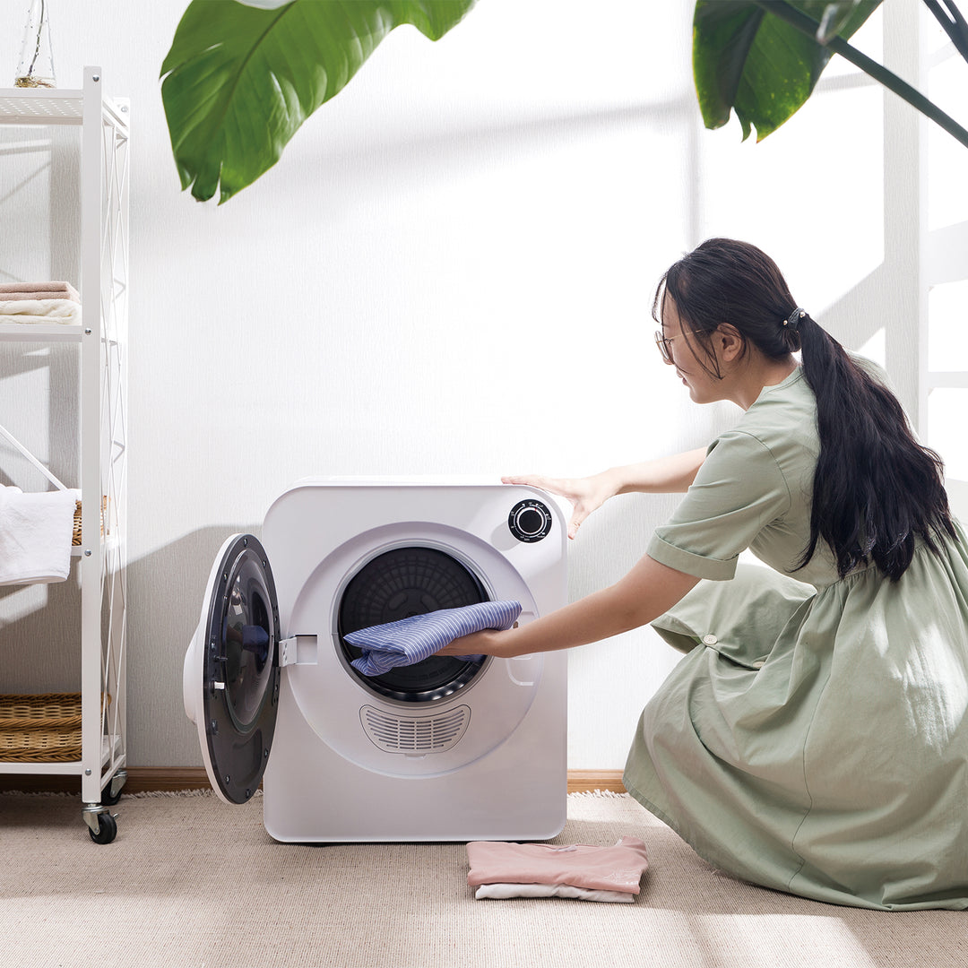 Máquina de secar roupa elétrica GreenBlue, carga de 3 kg, GB405+ Conjunto de filtros de 2 peças para máquina de secar roupa GreenBlue GB483