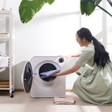 Máquina de secar roupa elétrica GreenBlue, carga de 3 kg, conjunto de filtros para máquina de secar roupa GB405 + 4 peças GreenBlue GB483, 1 entrada, 2 saídas