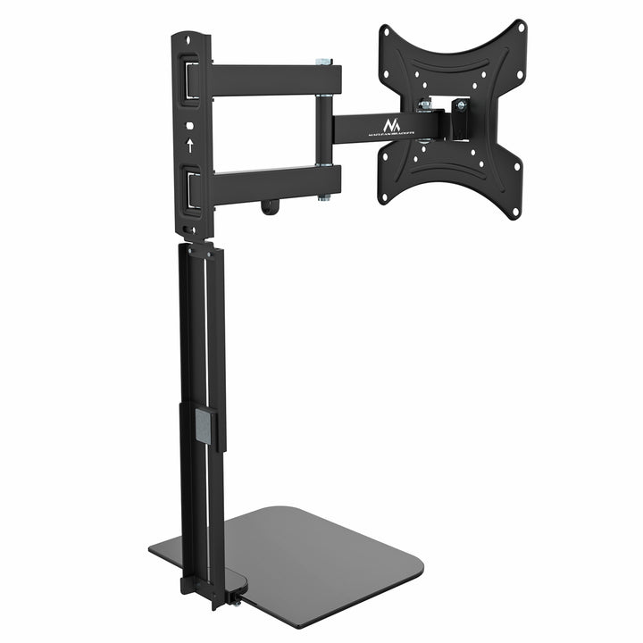 Maclean Soporte TV con estante DVD, VESA 200x200 , 23"-43", 25kg, MC-771A +HDMI 2.0 4K 3D UHD 1.8m CABLE 48 bit