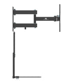 Suporte de TV Maclean com prateleira para DVD, VESA 200x200, 23"-43", 25 kg, MC-771A + HDMI 2.0 4K 3D UHD 1,8 m CABO 48 bits