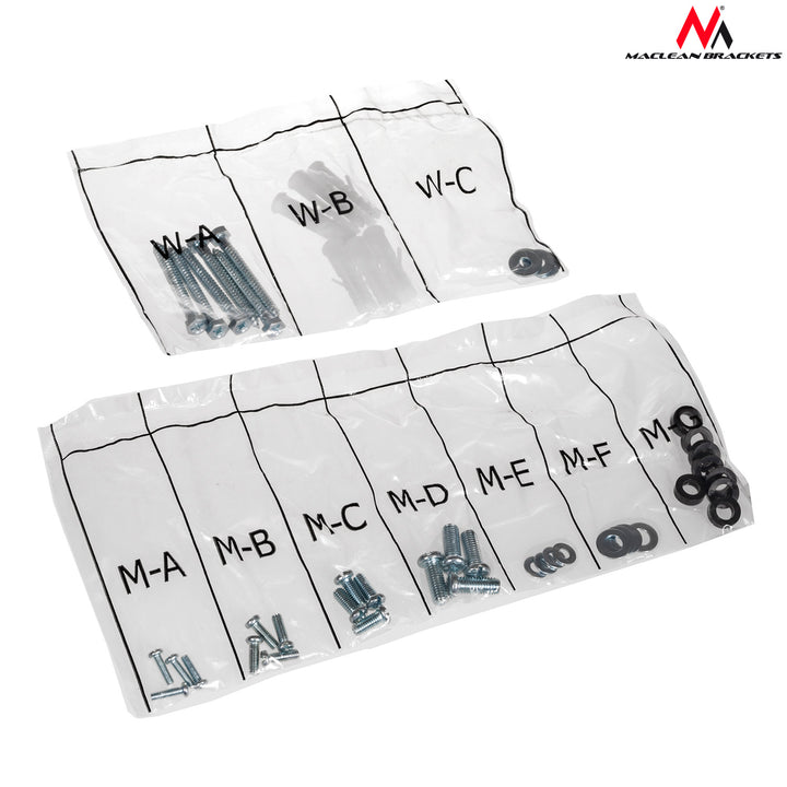 Suporte de TV Maclean com prateleira para DVD, VESA 200x200, 23"-42", 30 kg, MC-771+HDMI 2.0 4K 3D UHD 1,8 m CABO 48 bits