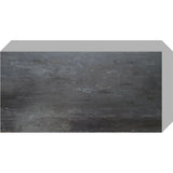 Azulejos autocolantes para chão e parede Fliesana, conjunto de 3, impermeáveis, design em pedra natural, preto