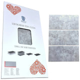 Azulejos autocolantes para pavimento e parede Fliesana, conjunto de 3, impermeáveis, padrão de betão cinza claro