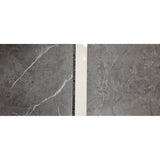 Azulejos autocolantes para chão e parede Fliesana, conjunto de 3, impermeáveis, design em pedra natural, cinzento escuro