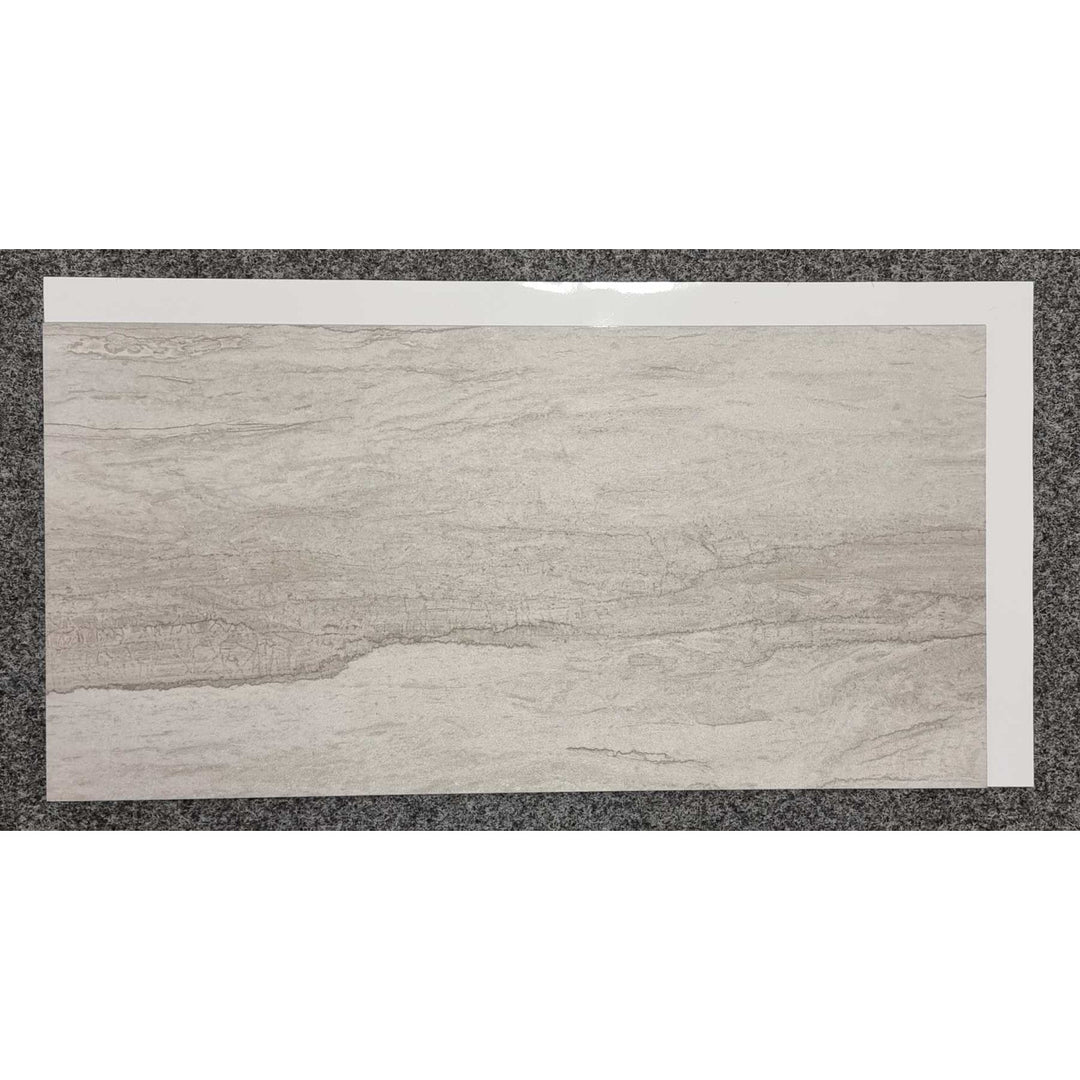 Fliesana Baldosas autoadhesivas para paredes y suelos, juego de 3, impermeable, dibujo de piedra natural (acantilado)