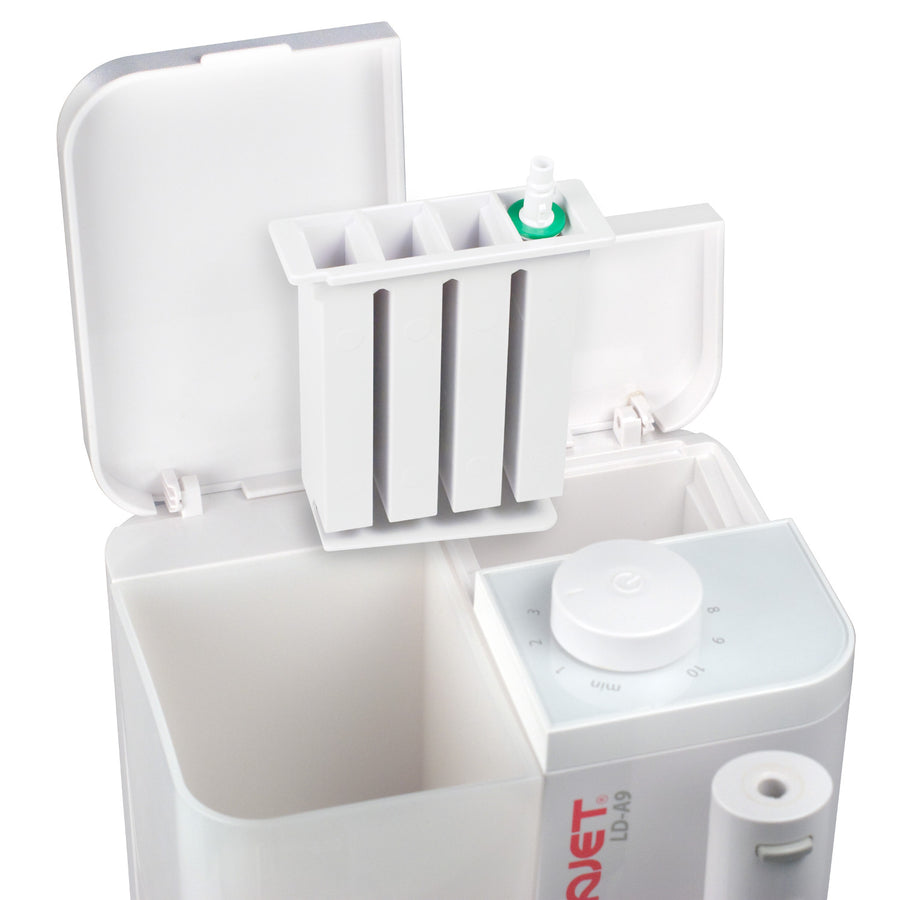 Irrigador Aquajet, control electrónico, recipiente de 500 ml, 4 puntas, LD-A9