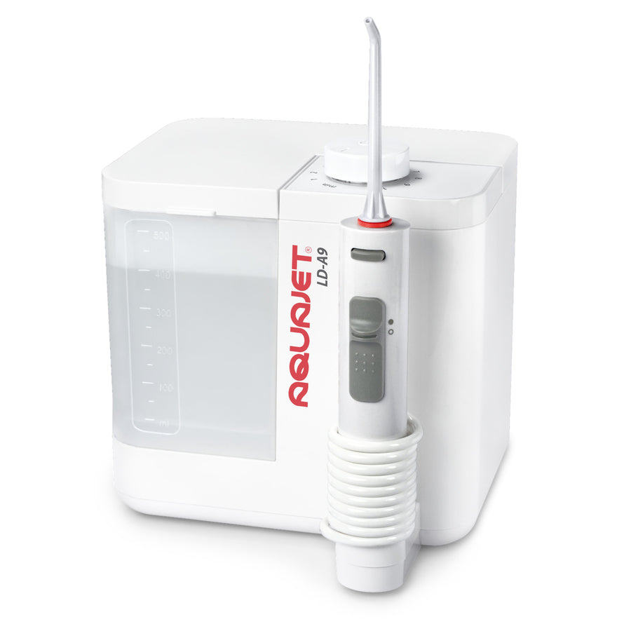Irrigador Aquajet, control electrónico, recipiente de 500 ml, 4 puntas, LD-A9