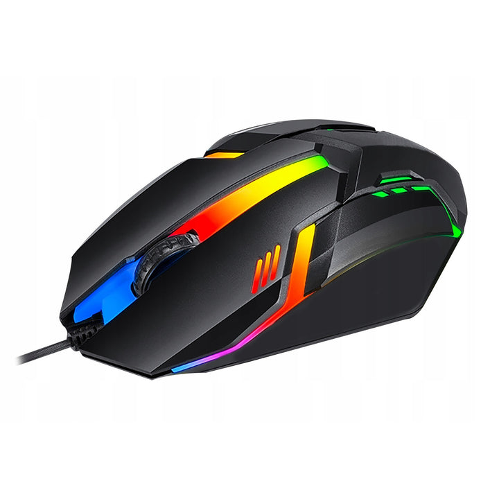 Rato para jogos Vakoss, retroiluminação RGB, 1000 DPI, TM-5133K