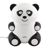 Inalador, nebulizador, máscara e filtro infantil Promedix PR-812 Panda + conjunto de chupetas Promedix PR-815