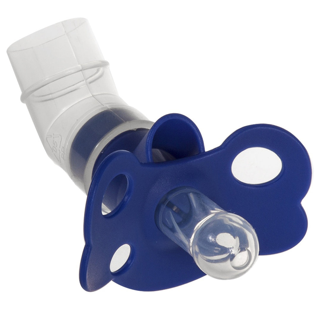 Inalador, nebulizador, máscara e filtro infantil Promedix PR-812 Panda + conjunto de chupetas Promedix PR-815