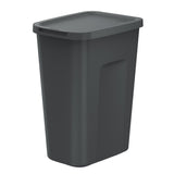 Balde do lixo Keden, capacidade 35 litros, preto, COMPACT Q PLUS