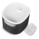 GreenBlue dispensador automático de agua / bebedero para mascotas, 3L, USB 5V1A, GB392 + GreenBlue dispensador automático de comida / comedero para mascotas, 6L, USB 5V1A, GB393