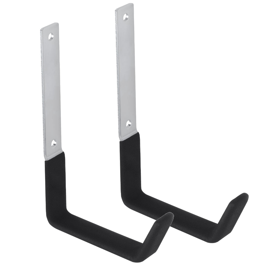 Maclean MC-480 Soporte de pared, para neumáticos, ruedas, escalera, bicicleta, acero, carga máx. 10kg, 2 piezas