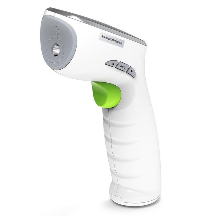 Nebulizador e inalador portátil sem fios Promedix, kit com máscaras, PR-835 + termómetro médico infravermelho sem contacto Promedix PR-960