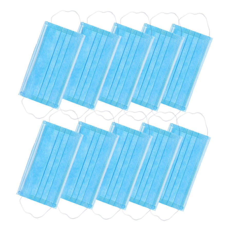 Oxímetro de pulso médico LED HD Promedix PR-870 de 1,5" + 2 máscaras faciais médicas CE EN 14683:2019 - Conjunto - Azul 10 peças Promedix PR-280 BFE>98%...