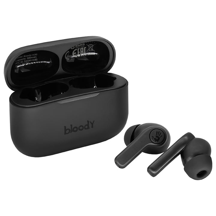 Auscultadores sem fios A4TECH, Bluetooth 5.0, BLOODY TWS M30, preto