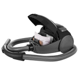 Aspirador Lafe con bolsa, sistema de triple filtración, 800W, negro, Compact S