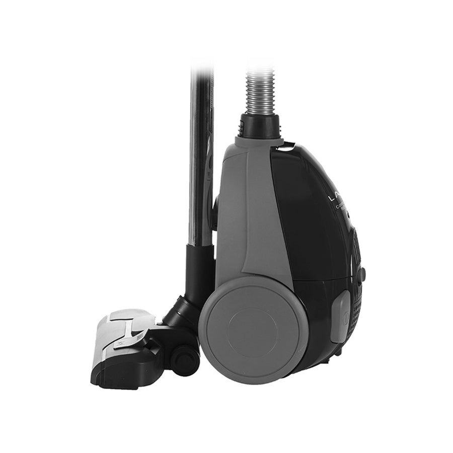 Aspirador Lafe con bolsa, sistema de triple filtración, 800W, negro, Compact S