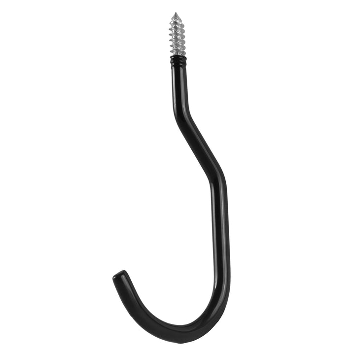 Conjunto de 6 ganchos de teto Maclean MC-485 para escadas, bicicletas, mangueiras de jardim, aço, carga máxima de 10 kg/pega