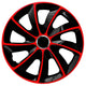 NRM Stig Extra 15'' tapacubos universal negro/rojo1 pieza