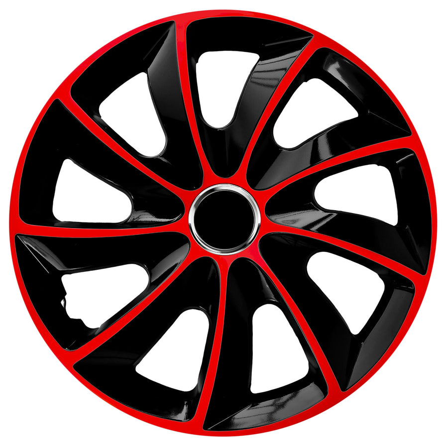 NRM Stig Extra 15'' tapacubos universal negro/rojo1 pieza