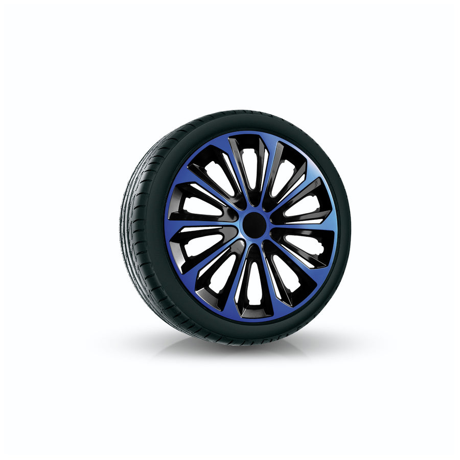 Tapacubos universal 16'' NRM Strong Duo azul/negro 1 pieza