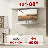 Agarre eléctrico de techo y suelo, extraíble Maclean, 43''-88'', VESA 600x400, máx. 60kg, 100-240V AC,50/60Hz