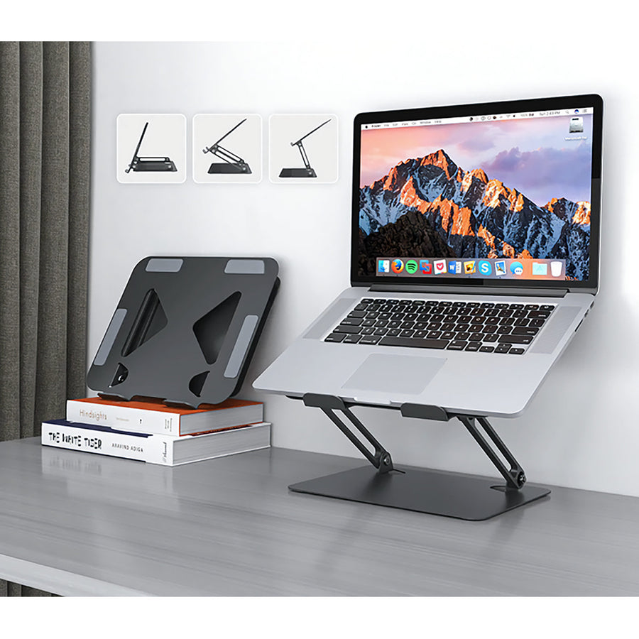 Media-Tech MT2661 Soporte ergonómico ajustable para portátiles de 10-17 pulgadas LAPTOP STAND