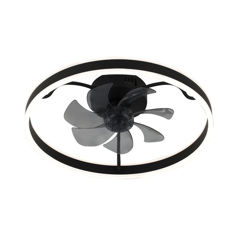 Candeeiro de teto Rabalux, com ventilador, 40W, preto, Fanfy
