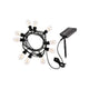 Luminária solar exterior Rabalux Zirc, iluminação de terraço 3,6 W IP44