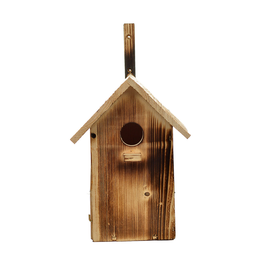 Casa de pássaros dobrável em madeira WOODOK 25x33x13 cm Lenha