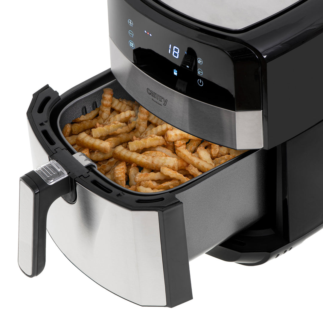 Camry CR 6311 Freidora sin grasa, 9 programas, 5,0 L, Airfryer