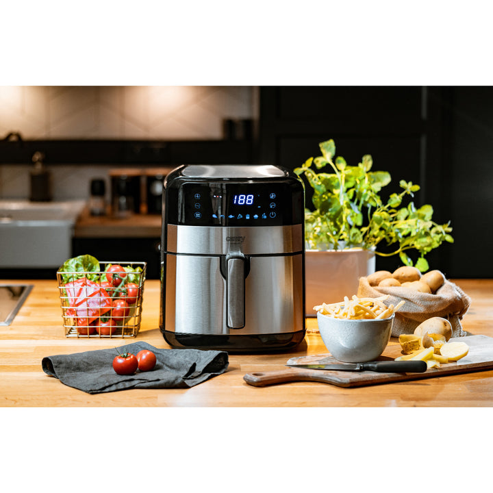 Camry CR 6311 Freidora sin grasa, 9 programas, 5,0 L, Airfryer