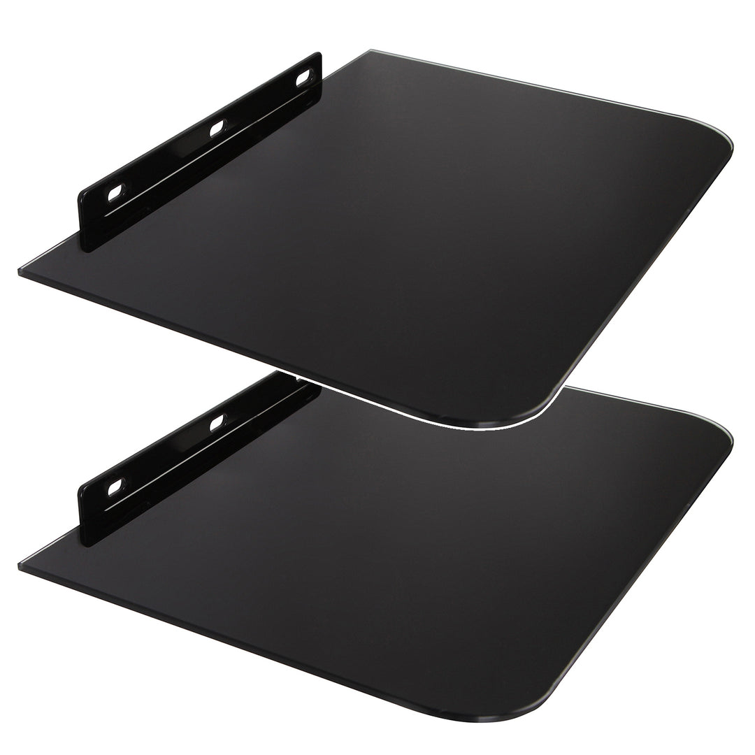 Suporte para DVD Maclean, máx. 10 kg, vidro, MC-738, 2 unid.