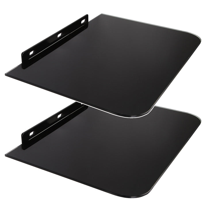 Suporte para DVD Maclean, máx. 10 kg, vidro, MC-738, 2 unid.