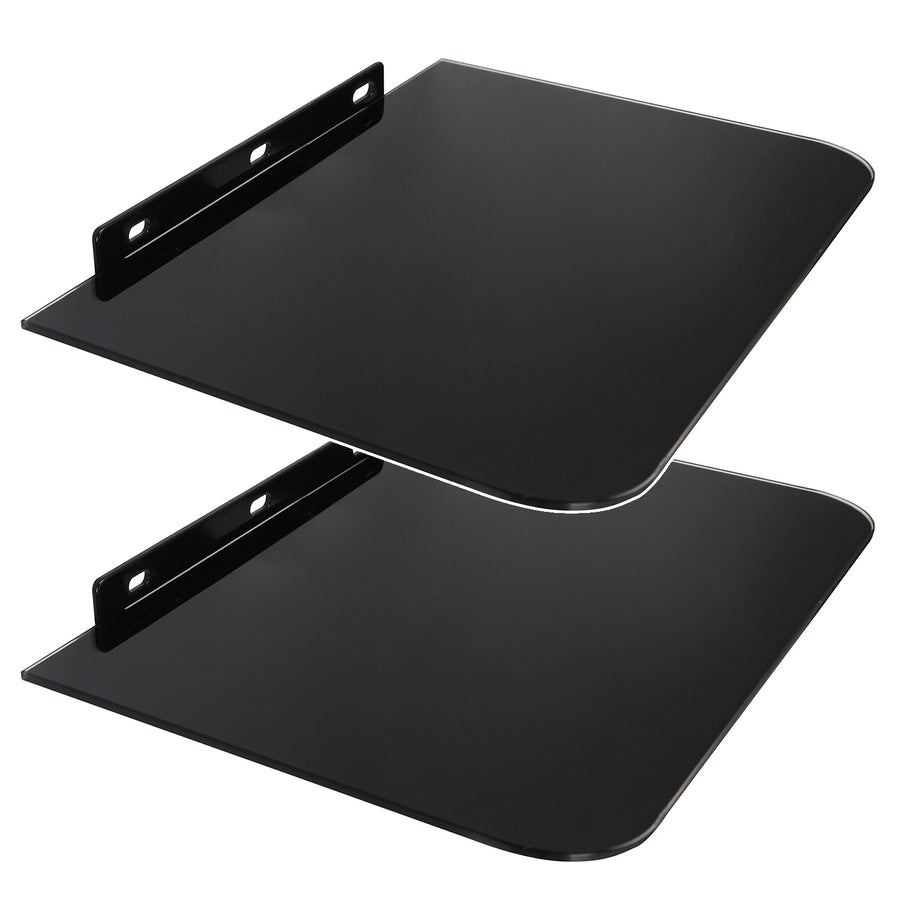 Suporte para DVD Maclean, máx. 10 kg, vidro, MC-738, 2 unid.