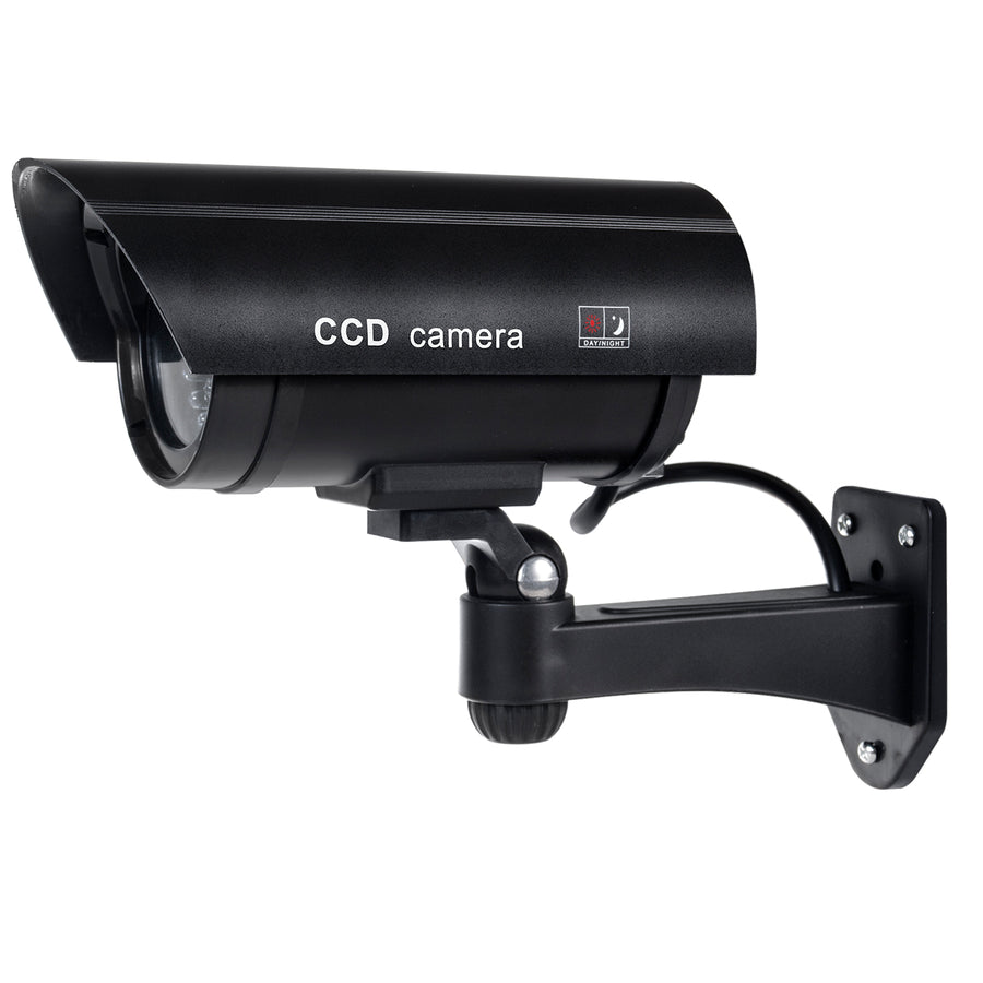 Câmara fictícia com LED intermitente IR1100 B IR para exterior, preta, pacote de 4