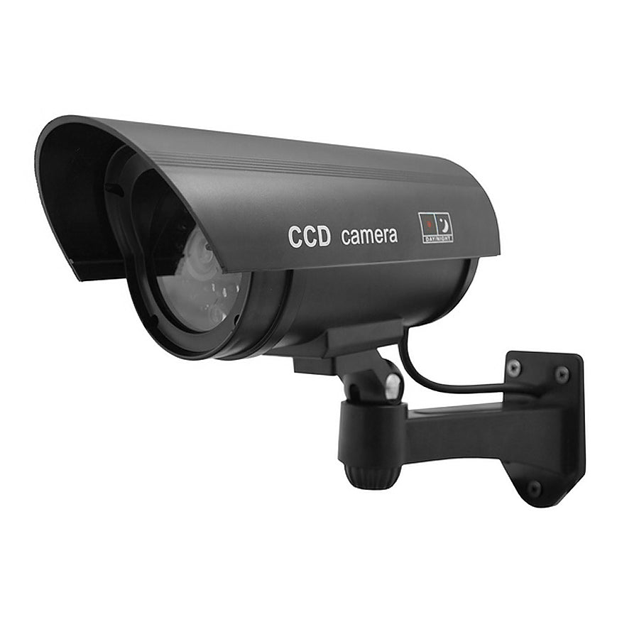 Câmara fictícia com LED intermitente IR1100 B IR para exterior, preta, pacote de 4
