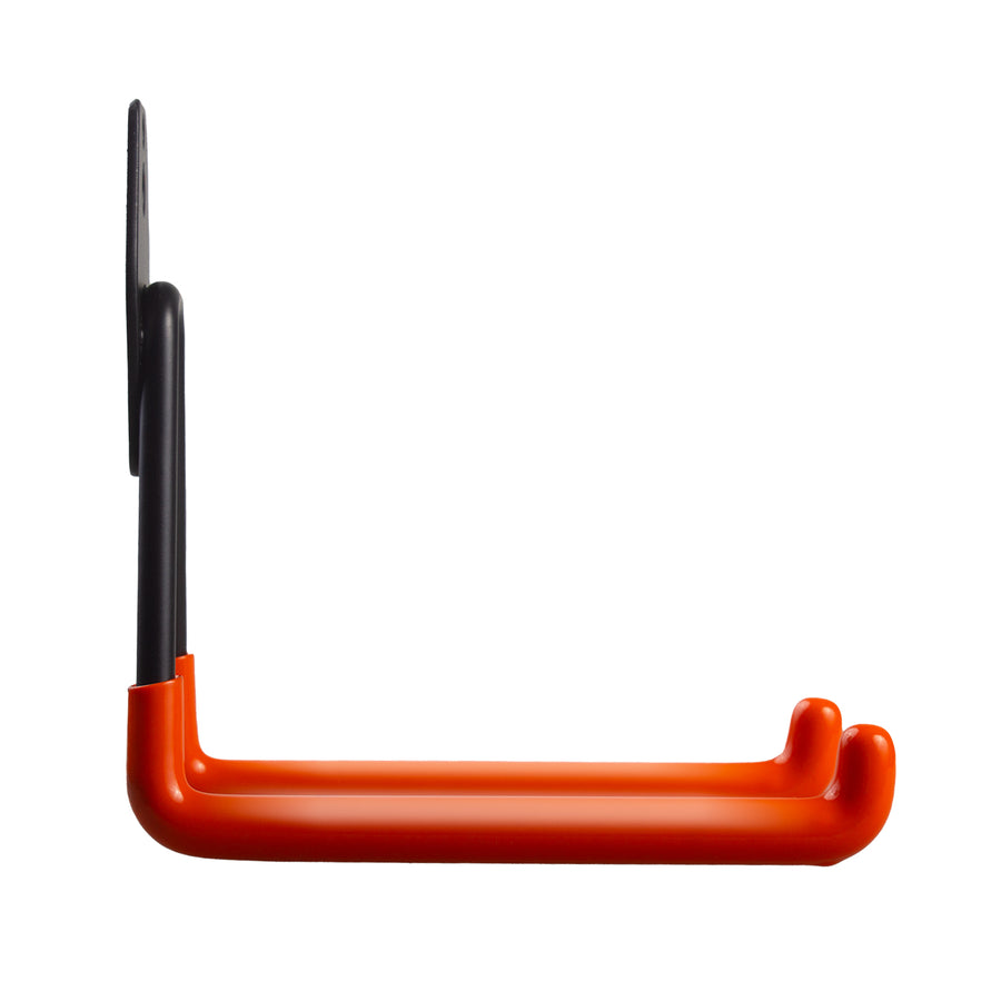 Suporte de parede Maclean Garage para pneus, ferramentas de jardim, escadas e mangueiras. Aço, carga máxima de 70 kg, MC-442 + MC-443 (carga máxima de 50 kg) + MC-444 (carga máxima de 25 kg)