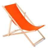 Espreguiçadeira GreenBlue GB183 Classic Beech, Laranja, Embalagem de 4